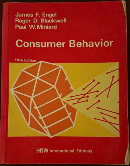 Consumer Behavior Fifth Edition by James F. Engel, Roger D. Blackwell and Paul W. Miniard – front cover